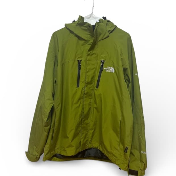 노스페이스 빈티지 바람막이 녹차 그린 연두