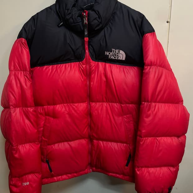  노스페이스 눕시 레드