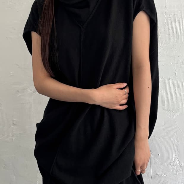 Rick Owens 릭 오웬스 다크쉐도우 블랙 터틀넥 베스트