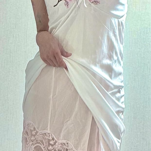 빈티지 벚꽃 페어리 슬립 세트🌸