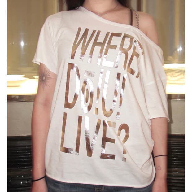 ARAMHAUS WHERE! DO! U! LIVE? (White)