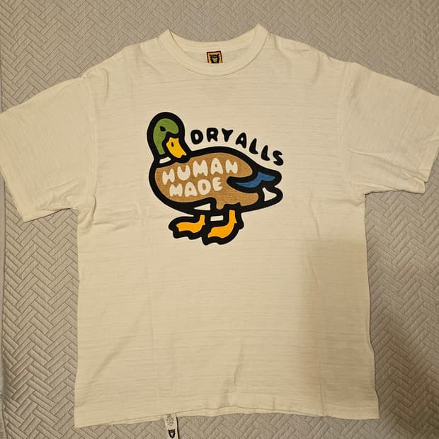휴먼메이드 20FW T-SHIRT #2024 청둥오리 XL 화이트