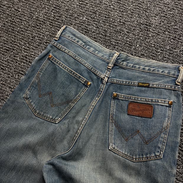 랭글러 일본 오리지날 워싱 웨스턴 데님 팬츠 1436