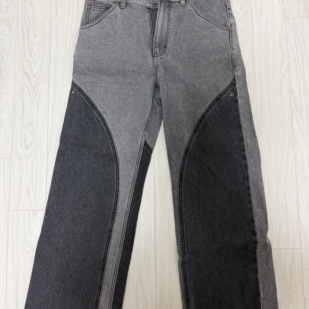 앤더슨벨 루카스 와이드 레그 진 m