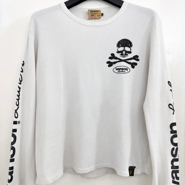 Vanson Skull Motorcycle Thermal Tee