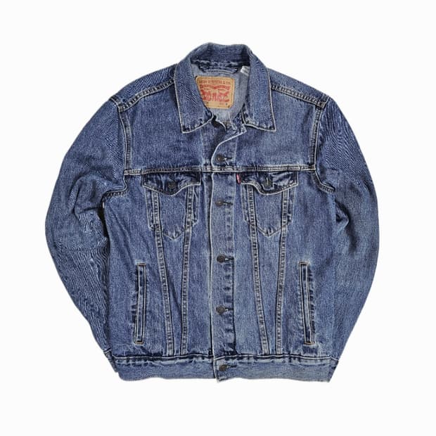 [S] 리바이스 오리지널 중청 데님 트러커 자켓