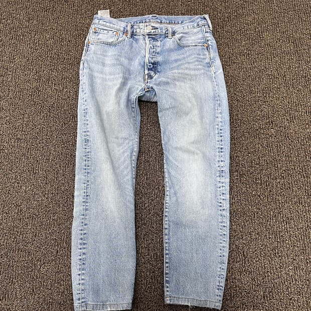 리바이스 501 데님 연청 청바지 팬츠 34인치