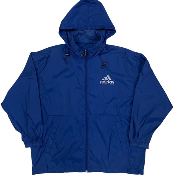 [L] 90s 아디다스 이큅먼트 후디 웜업 트랙 자켓 윈드브레이커