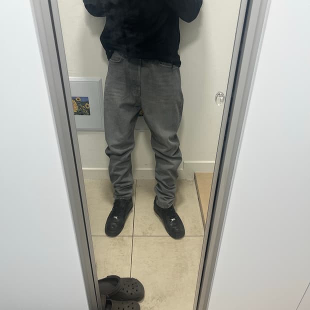 Allsaints dark grey denim 32