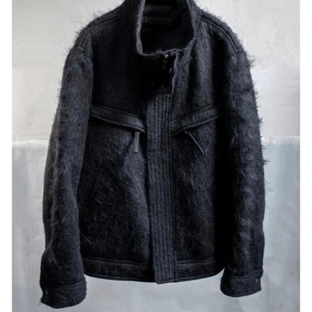 Black merle 모헤어자켓