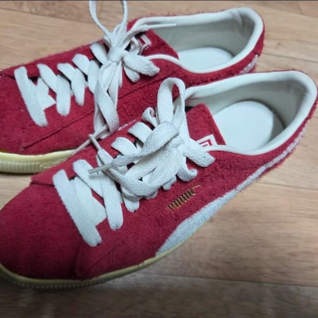 푸마 스웨이드 빈티지 네버원 3 260 팝니다