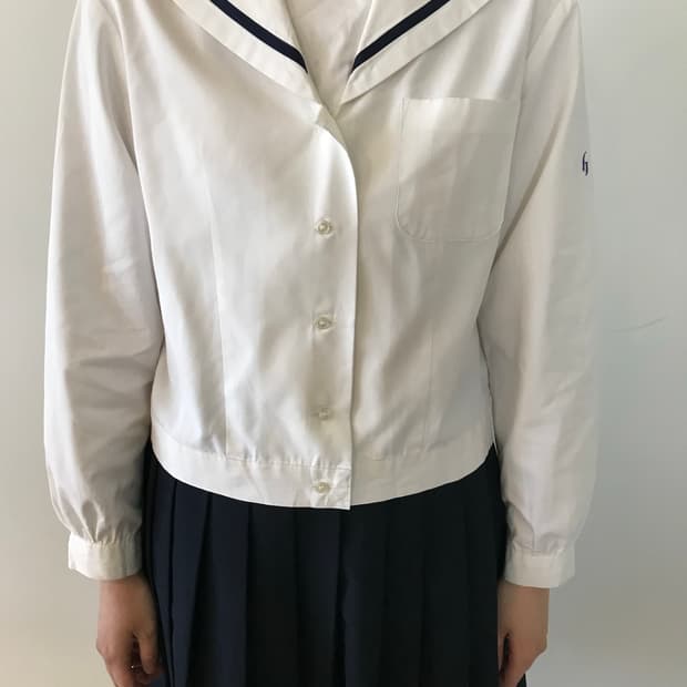 모리걸 세일러 블라우스 