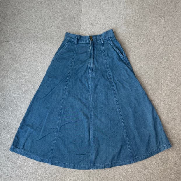 여름용 데님 스커트