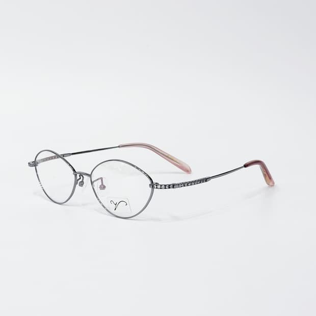 VENETIAN 라벤더 큐빅 메탈  데드스탁 빈티지안경