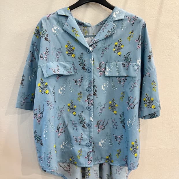 japan vintage 플로럴 쁘띠카라BL