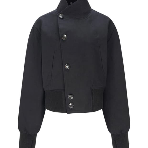 플리즈노팔로우 Sena High Neck Button Jacket