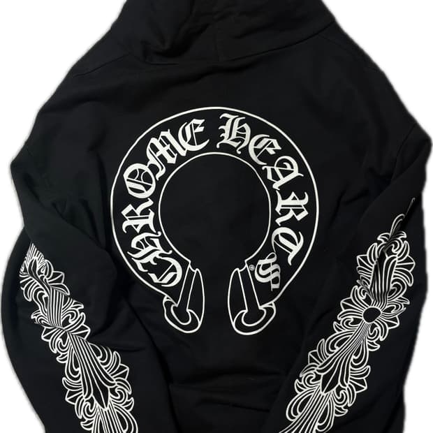 크롬하츠 플로랄 후드집업XL 신세계발 