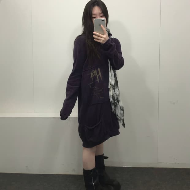 ♫ 포도맛 롱 후드 코디 🍇 (2p)