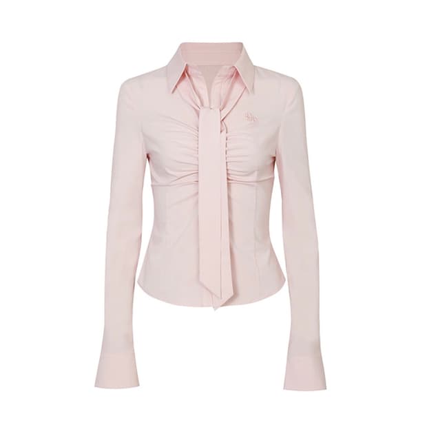 페인오어플레져 비비안 스카프 셔츠 M