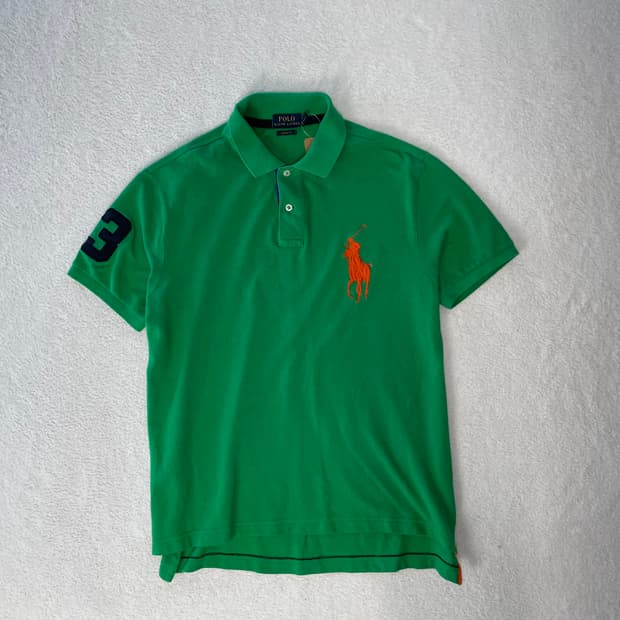 폴로랄프로렌 빅포니 반팔 카라티 그린 