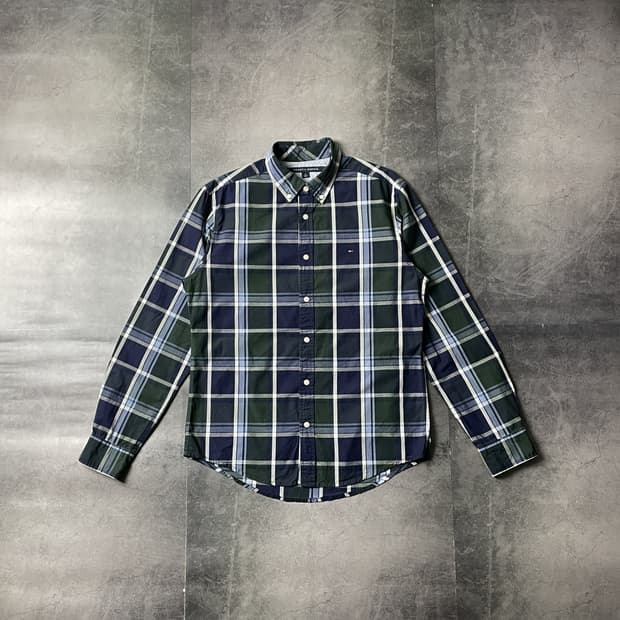 TOMMY HILFIGER 토미힐피거 빈티지 체크 셔츠 A00581