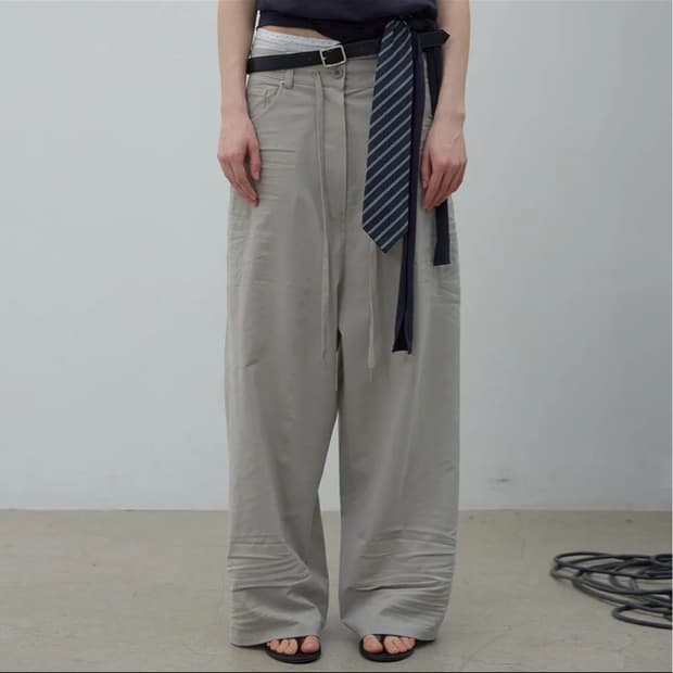 LCDC TM CRINKLE DETAIL WIDE TROUSERS