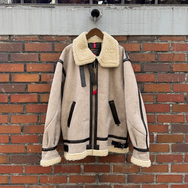 알파인더스트리 몽키타임 b-3 무스탕 L(2XL)