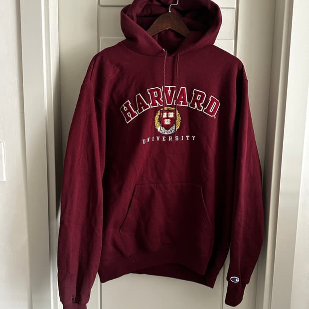 Champion Harvard University 후드 