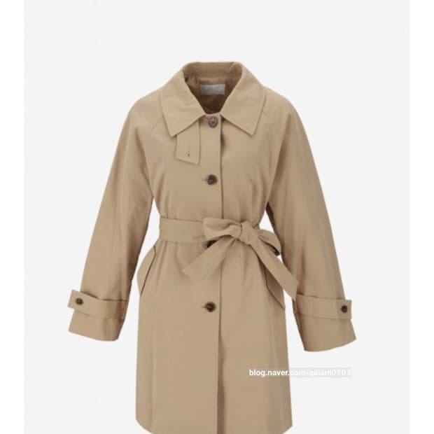 (윤아착용 새상품) 비지트인뉴욕 베이지 트렌치코트 VB3BB90