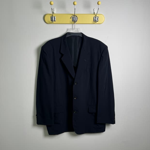 꼼데가르송 블랙 싱글 블레이저 M