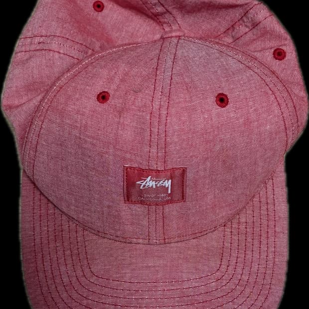 스투시 켈리포니아 볼캡 (레드컬러)