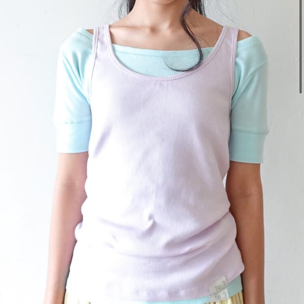 [fe.3]  basic sleeveless (lavender)