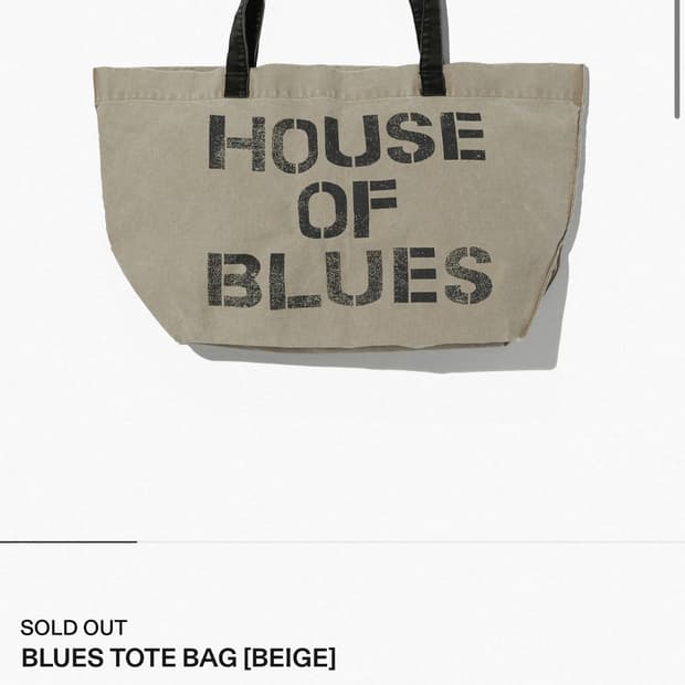 Blues tote bag