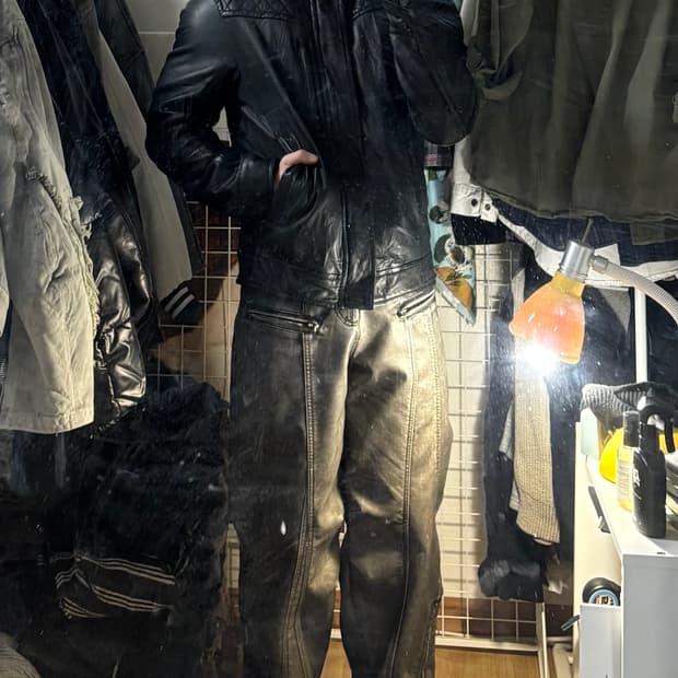 Compagnia Delle Pelli 이탈리안 레더 자켓 F11 46