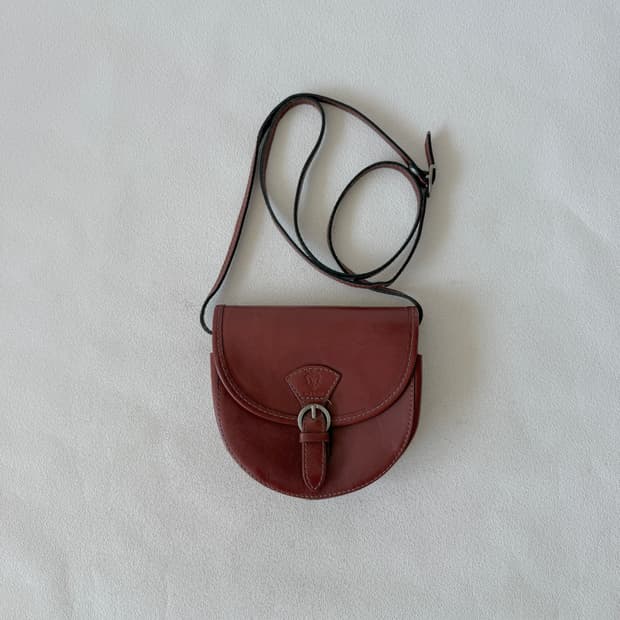 MADE IN ITALY 레더 미니 크로스백