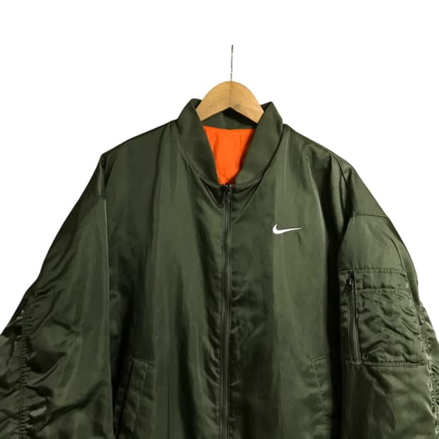 나이키 신형라인 양면 리버시블 ma-1자켓 