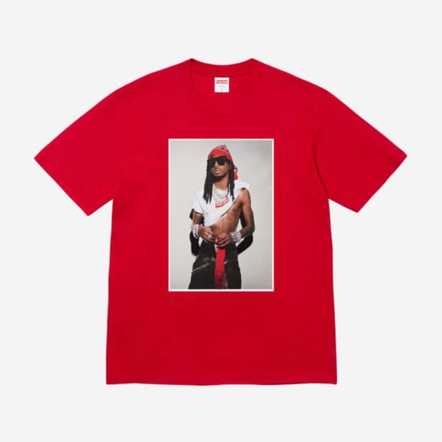 새상품, 스티커 O) 슈프림 25fw 플레이보이카티 포토 티셔츠 XL