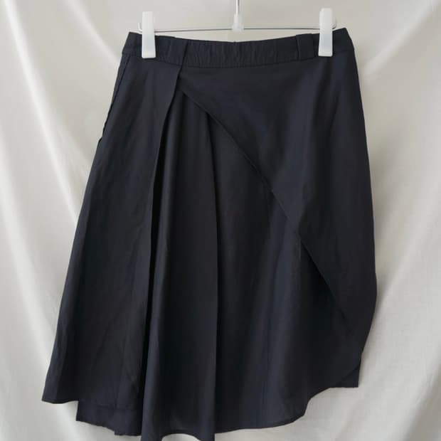Max Mara Pleated Wrap Skirt