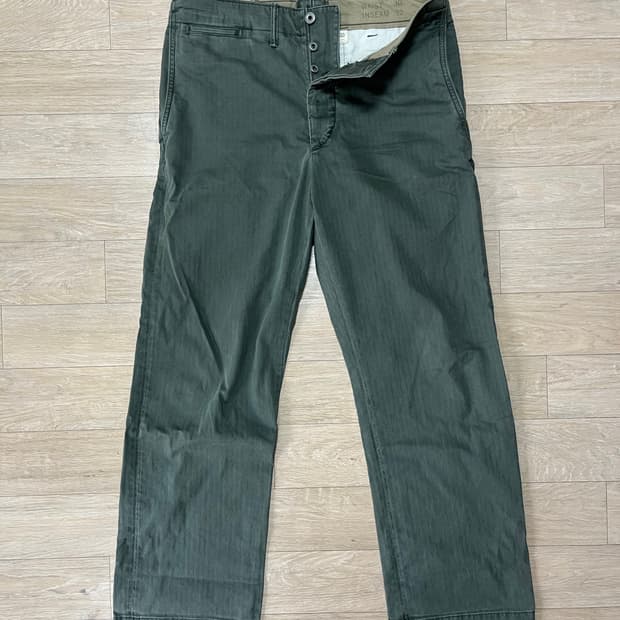 RRL 헤링본 필드 팬츠