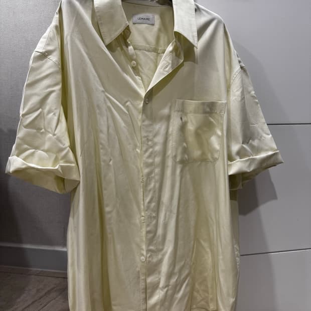 Lemaire 르메르 실크 반팔 셔츠 - L