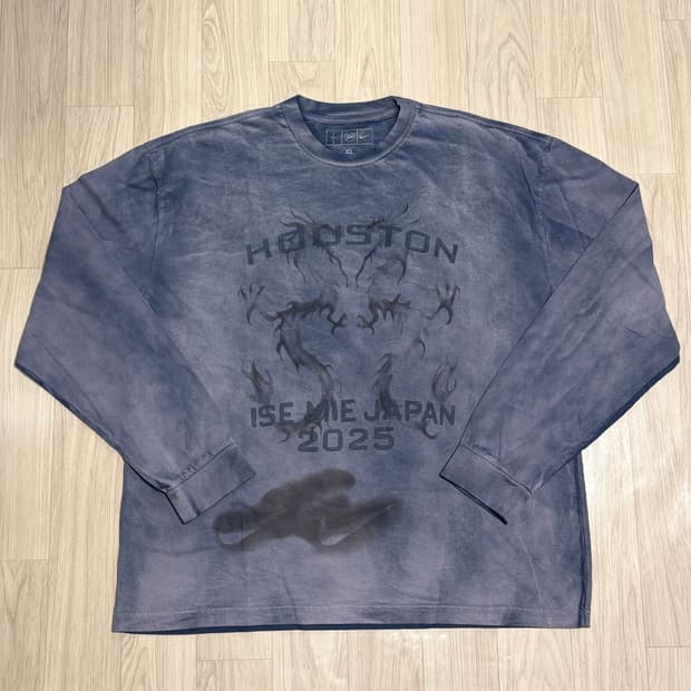 [XL] 트래비스 스캇 프라그먼트 나이키 롱슬리브 네이비 캑터스 잭