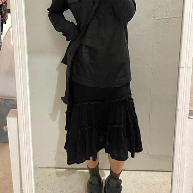 COMME DES GARCONS 언벌란스 스커트