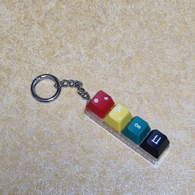 지드래곤 위버멘쉬 키캡 키링