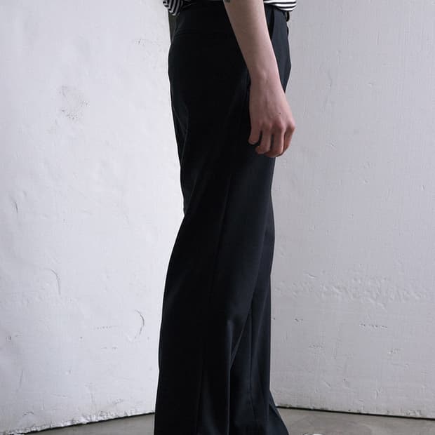 하이파이펑크/HFF 밑단 절개 슬랙스/S