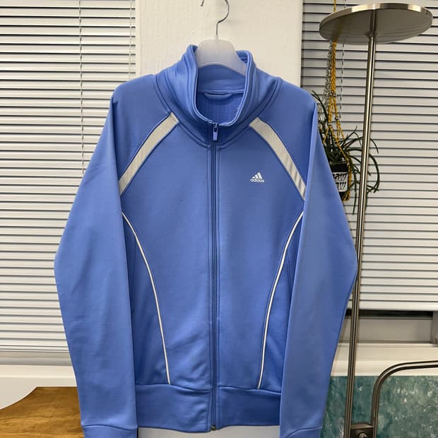 adidas 트랙탑 저지 (소라블루)