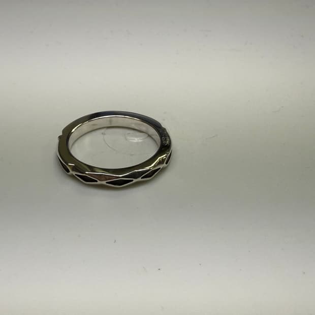 Navajo Jennifer Curtis Stampwork Ring 