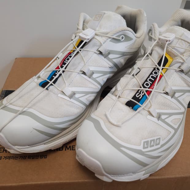 살로몬 XT-6 ADV 화이트 270
