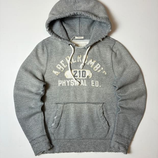 아베크롬비 00's Y2K 자수 로그 후드티 PN9358