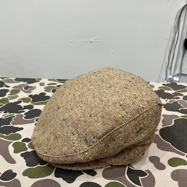 Stetson 스텟슨 울 트위드 헌팅캡 모자 MADE IN USA (S)