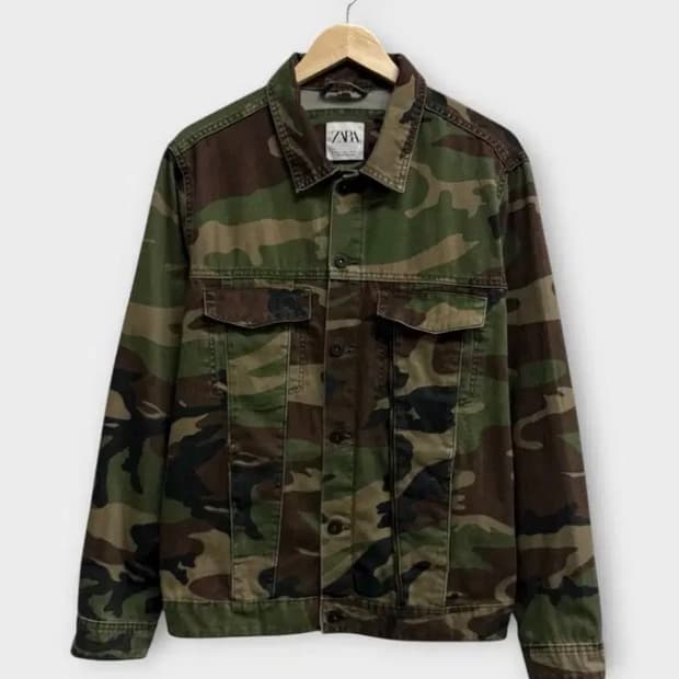 자라 밀리터리 야상자켓 L